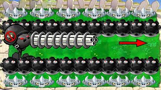 Doom Gatling vs Doom Gloom Shroom vs All Zomboss Gargantuar Plants vs Zombies Hack