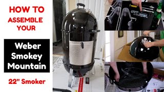 How to Assemble a Weber Smokey Mountain 22 Inch Smoker WSM