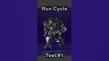 Animation Run Cycle Test #shorts