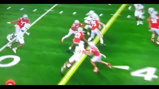 RB slip screen vs. prevent defense