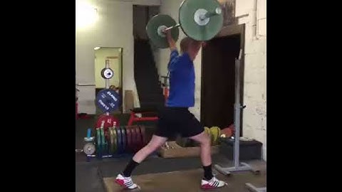 Overhead Split Squat