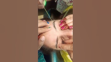 Threading 🧐#eyebrows #ytshorts #shortvideo #eyebrowthreadingtutorial #trendingshorts ...