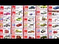 tomica No.91- 120 Fire engine | Police car | dump truck | Shovel car | Minicar Collection