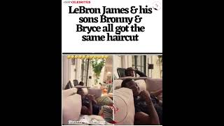 LeBron Bronny and Bryce James go viral after showing off matching fresh haircuts online today buzzup