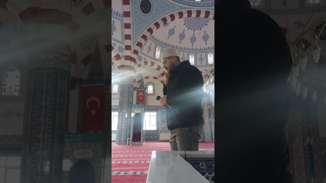 Uşşak Makamı Öğle Ezanı -Acemasiran geckili..#ezan #kuran 