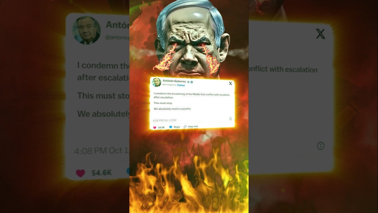 UN chief banned from Israel #IsraelVsUN #UNChiefBan #shorts