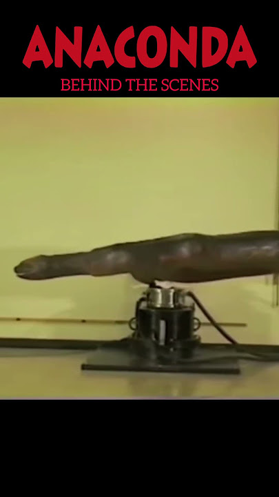 SUPER SNAKE! #anaconda #anacondamovie #animatronics #puppets #behindthescene #howitsmade #viralvideo