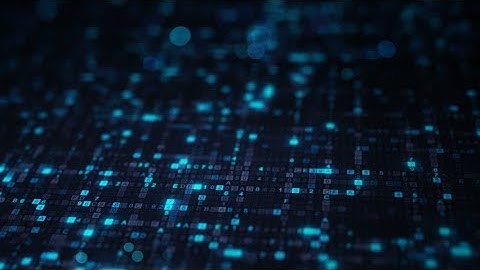 Blue hexadecimal big data digital code - Footage