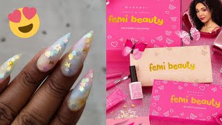 Femi Beauty x Makartt Polygel Collab | Swatches, Review and Demo