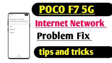 POCO F7 5G How to Fix Internet & Network Problem | Net Nahi Chal Raha hai | Network Problem 