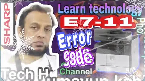 How to solve sharp error code E7-11 is explained. Contents  Sharp AR || #subscribe #sorts #sharp