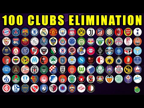 100 Clubs Elimination Marble Race 3 in Algodoo \ Marble Race King