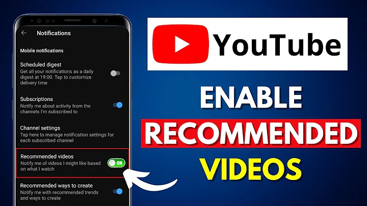 How to Enable Recommended Videos on YouTube (2024)