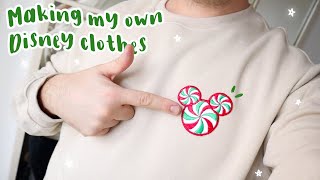 Making my own DIY Disney Clothes | VLOGMAS Day 19