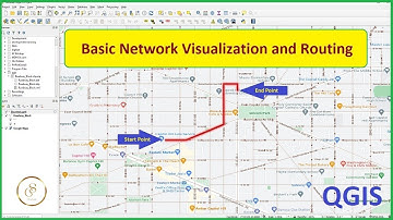 Network Visualization and Routing with QGIS |  GIS Network Analysis Tutorial |  27 | @GISSchools