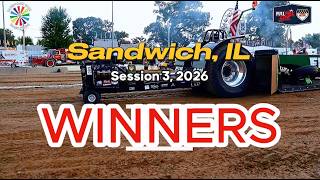 NTPA Truck and Tractor Pulling Winners, Sandwich, IL 2026