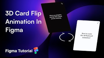 Create 3D Card Flip Animation in Figma | Figma Tutorial For Beginners