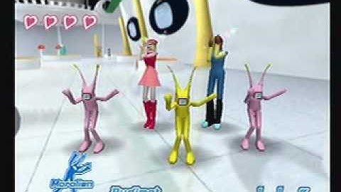 Space Channel 5 - Playstation 2 PS2 Intro Gameplay 1st Stage