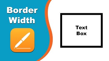 How to change Border thickness of Text Box in apple pages for iCloud