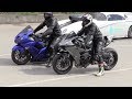 Kawasaki motorcycles drag racing - H2 Ninja vs Ninja ZX-14