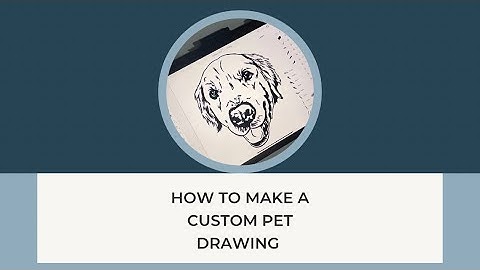 How To Make A Custom Pet Portrait On Adobe Illustrator | SVG | Cricut File