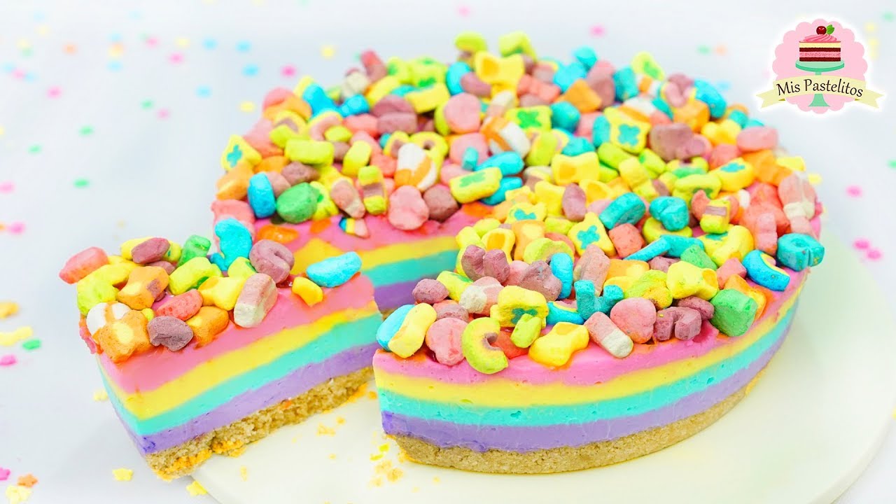 PAY SIN HORNO DE LUCKY CHARMS | MIS PASTELITOS | Mis Pastelitos