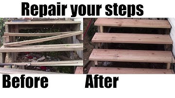 How to repair your porch steps DIY Home Depot materials