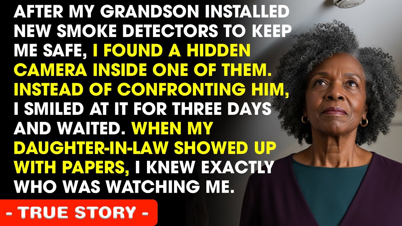 I Found a Hidden Camera in My Smoke Detector — So I Smiled at It for 3 Days… Then She Showed Up W...