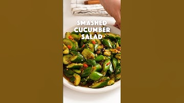 Quick and easy spicy smashed cucumber salad