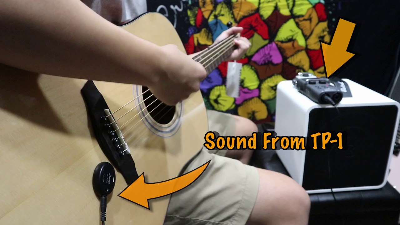 Donner Acoustic Guitar Pickup Transducer TP1 Esay Sound test！ YouTube
