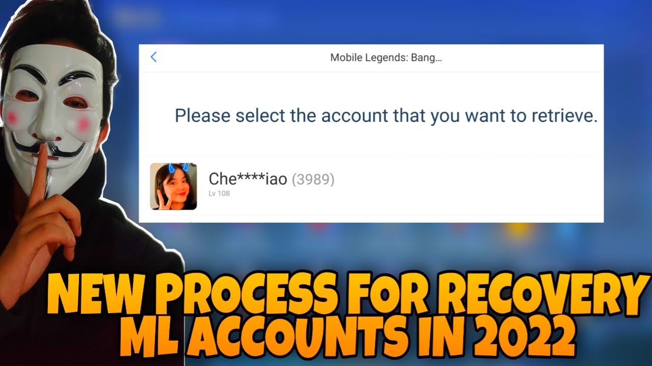 NEW PROCESS FOR RECOVERY ML ACCOUNTS IN 2022 - YouTube