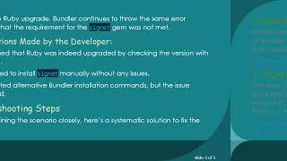 How to Solve the Bundler Can't Install Signet Issue in Ruby on Rails