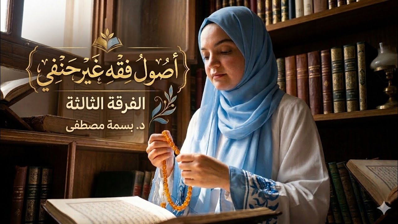 أصول فقه غير حنفي | الفرقة الثالثة | المحاضرة الاولي | د.بسمة مصطفى