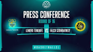 Lenovo Tenerife v Falco Szombathely - Press Conference | Basketball Champions League 2021