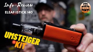 Eleaf iStick i40 | GTL D20 Verdampfer mit Akkuträger iStick i40 2600mAh | Info Review