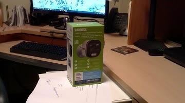 Lorex  LNW16XF WiFi security camera - Unboxing