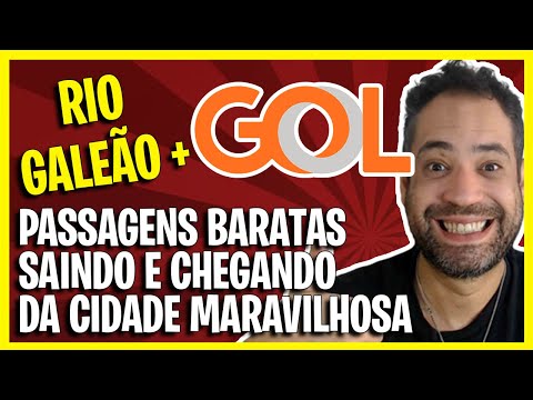 A PARTIR DE R$111! GOL PASSAGENS AÉREAS CHEGANDO E SAINDO DO RIO DE JANEIRO!