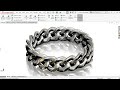 Exercise 14: How to model 'Bracelet Chain' in Solidworks 2018
