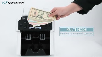 NUCOUN VS-75 1 + 1 Multi-Currency Banknote Counter | Compact, Efficient & Secure