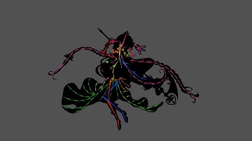 spine idle animation (bone view)