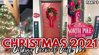 2021 Christmas Shop + Decorate With Me | Outdoor Christmas Decorating Ideas | Shopmas Day 11