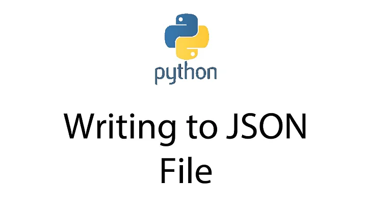 Writing to JSON File with Python