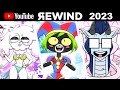 Rocky rakoons youtube rewind 2023  funny animation meme mega mix comp shorts tiktok funny fyp