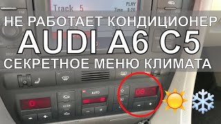 Не работает кондиционер Audi A6 C5 Секретное меню климата