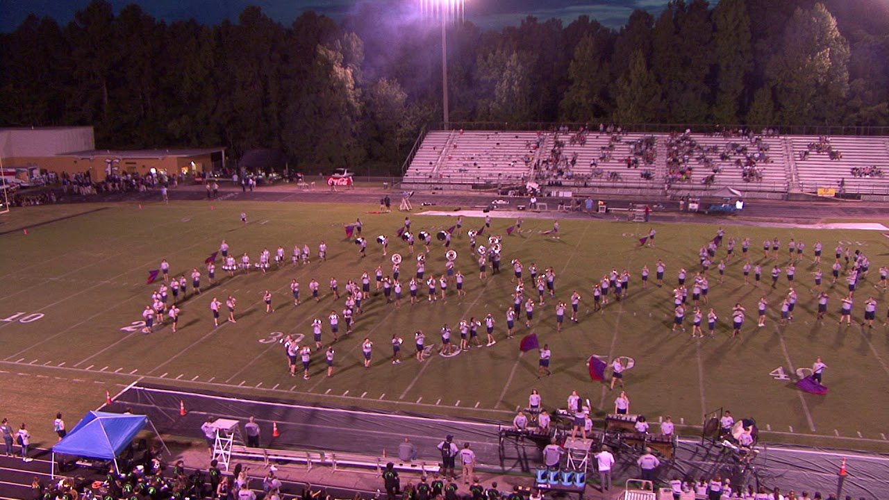 The Effingham County Marching Band Halftime Performance at the Evans