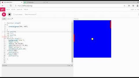 WhiteHatHr: Ping pong game in P5 editor