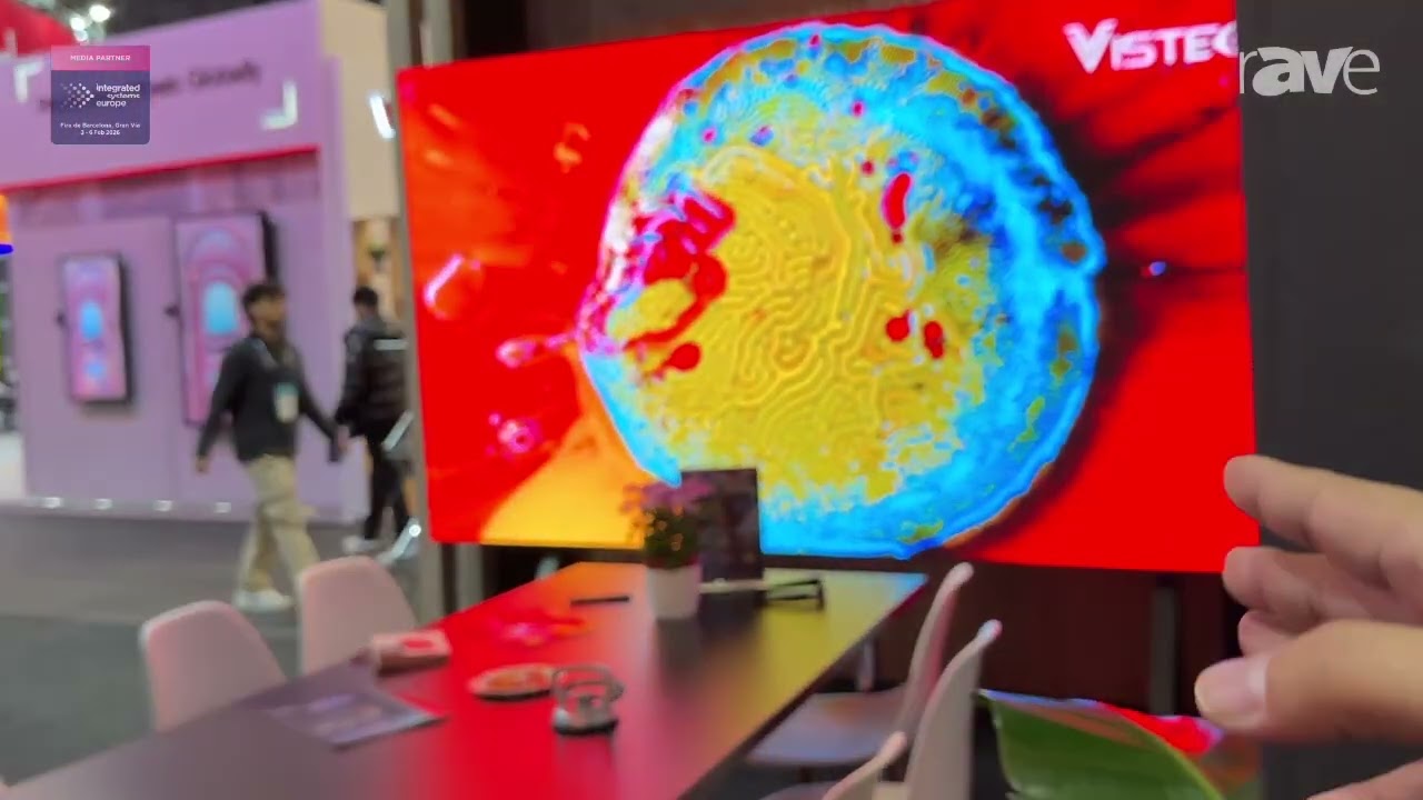 ISE 2026: Vistech Technology Exhibits Holographic LED Display