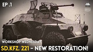 WORKSHOP WEDNESDAY: Restoring the ONLY SdKfz 221 Light Armoured Car in the world!