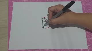 COMO DESENHAR UM MACACO A PARTIR DO NÚMERO 3!!!🐒#desenho #VIRAL #vira