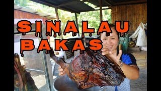 SINALAU BAKAS | smoked wild boar | Kampung Kelawat Sabah